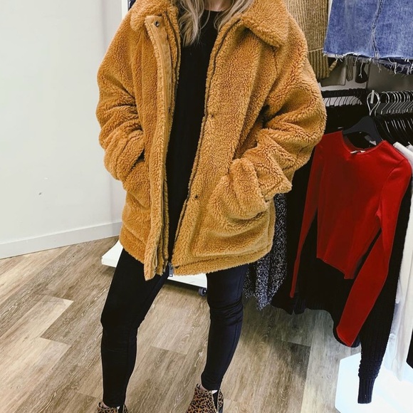 Topshop Teddy Jacket - Picture 5 of 5